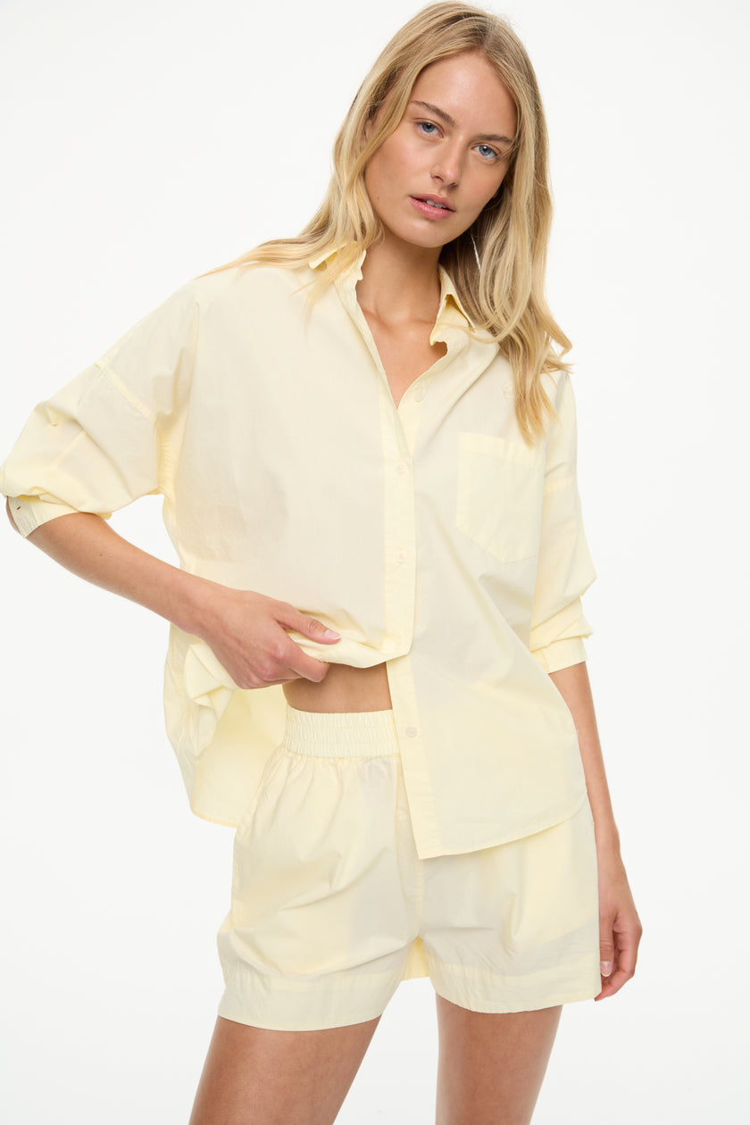Chiara Long Sleeve Shirt - Classic - Limoncello