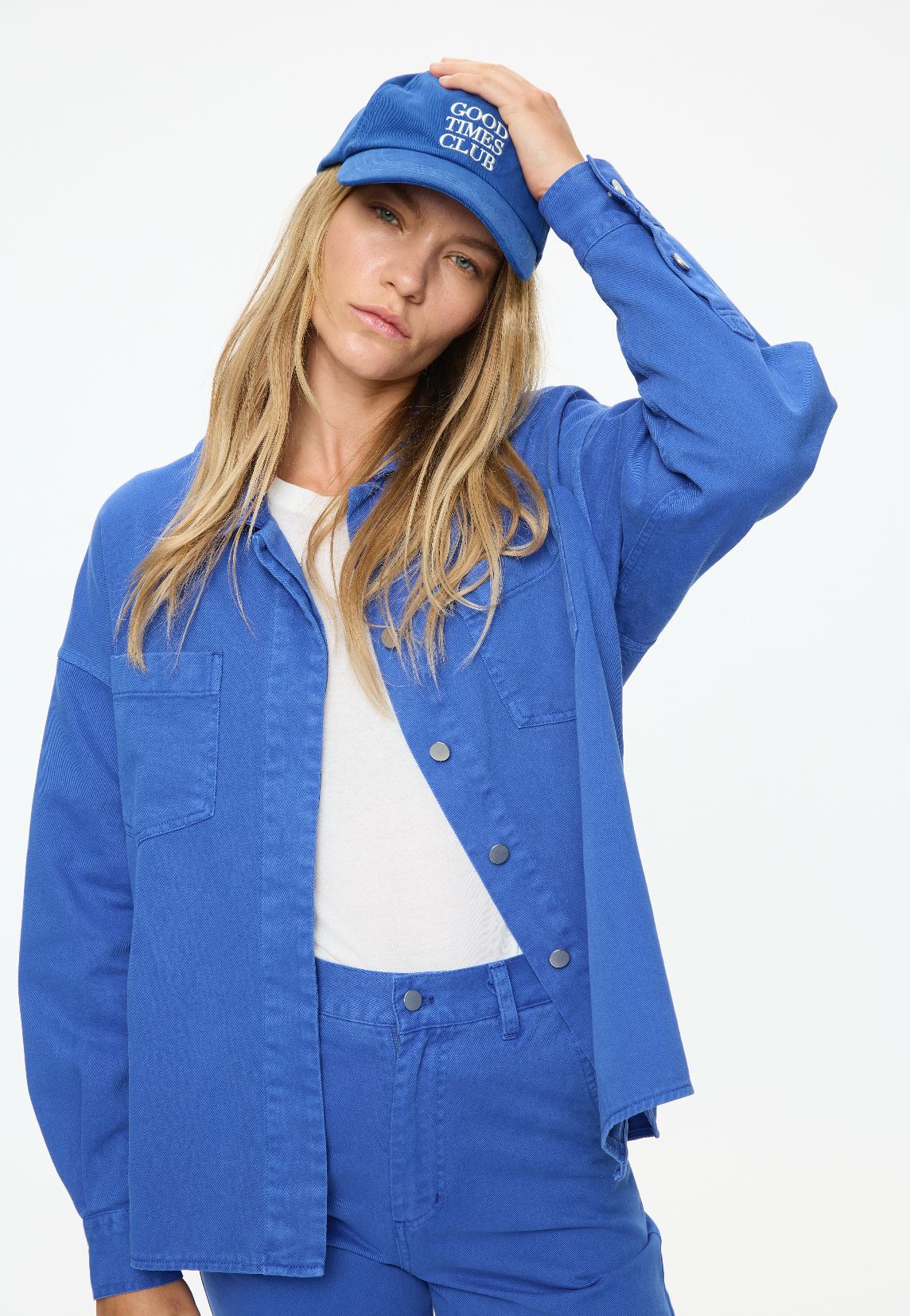 Liora Shacket Cobalt