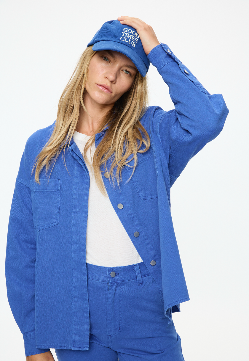 Liora Shacket Cobalt